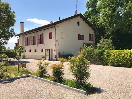 Viale di entrata alla Barchessa Rossetti